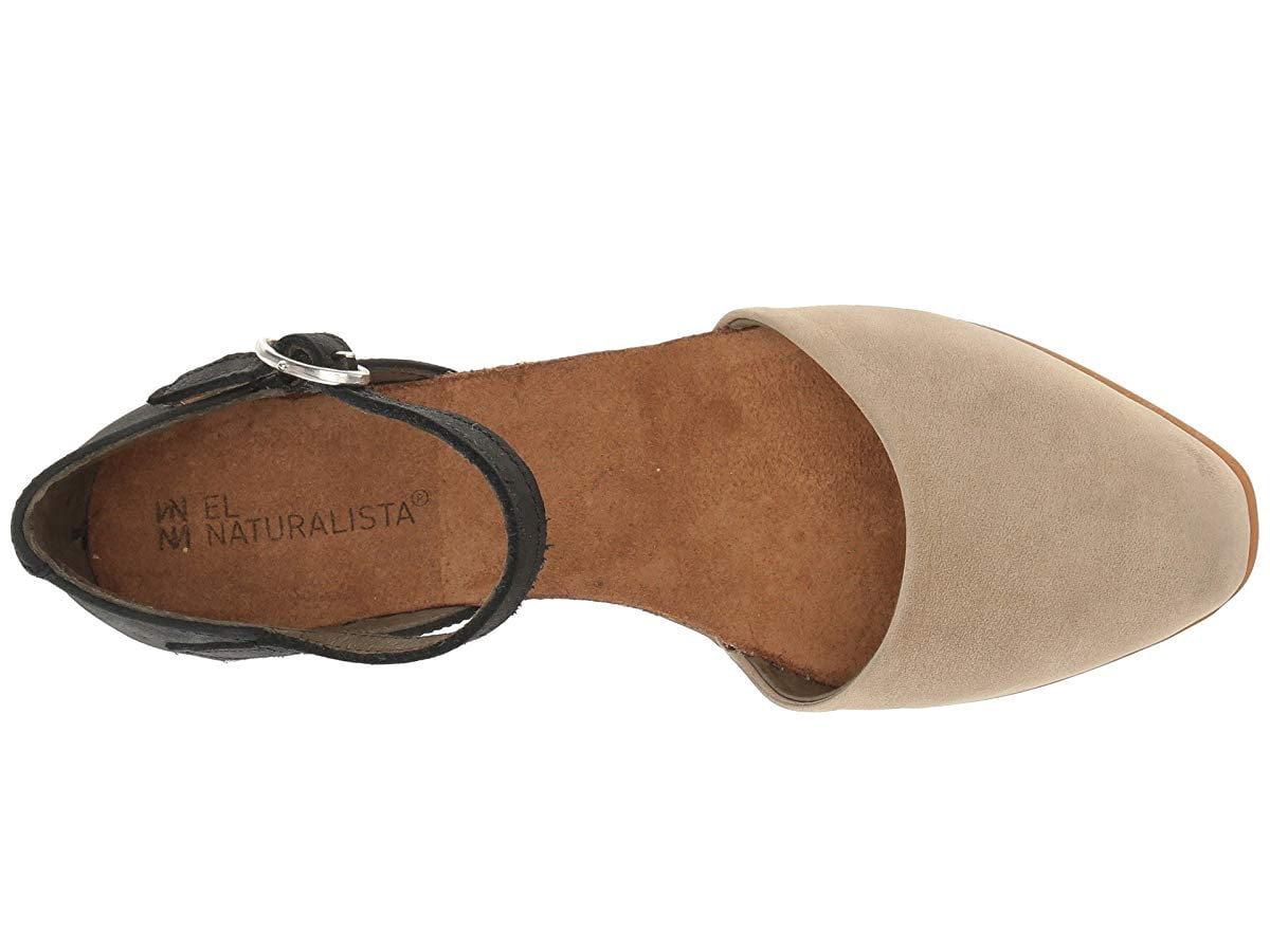 El Naturalista Womens Stella ND54 Sandal Shoes, Black/Piedra, EU 37 / US 7