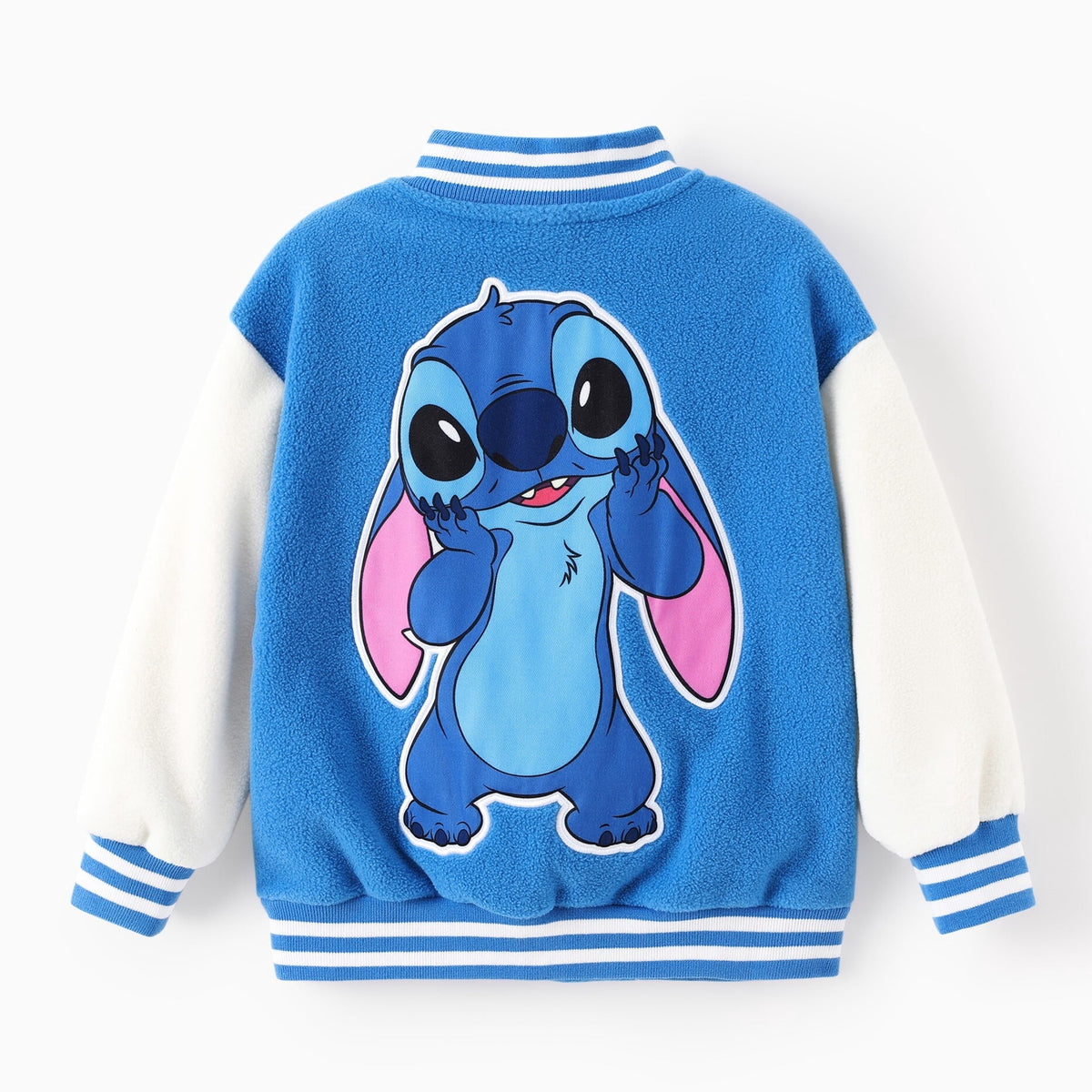 Disney Girls Bomber Jacket Minnie Mouse Colorblock Varsity Lightweight Sweatshirts Gift Fall Spring Sizes 3-10
