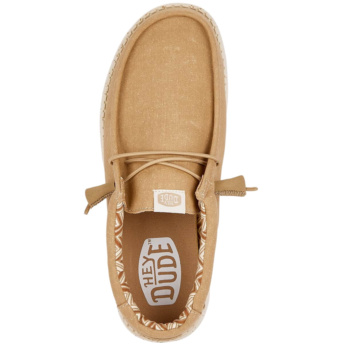 HEYDUDE Men Wally Stretch Canvas, Stone White, 9