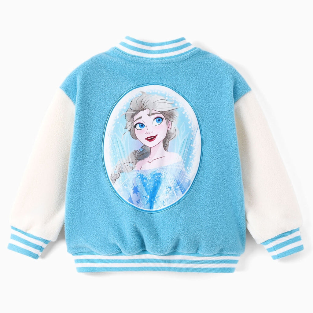 Disney Girls Bomber Jacket Minnie Mouse Colorblock Varsity Lightweight Sweatshirts Gift Fall Spring Sizes 3-10