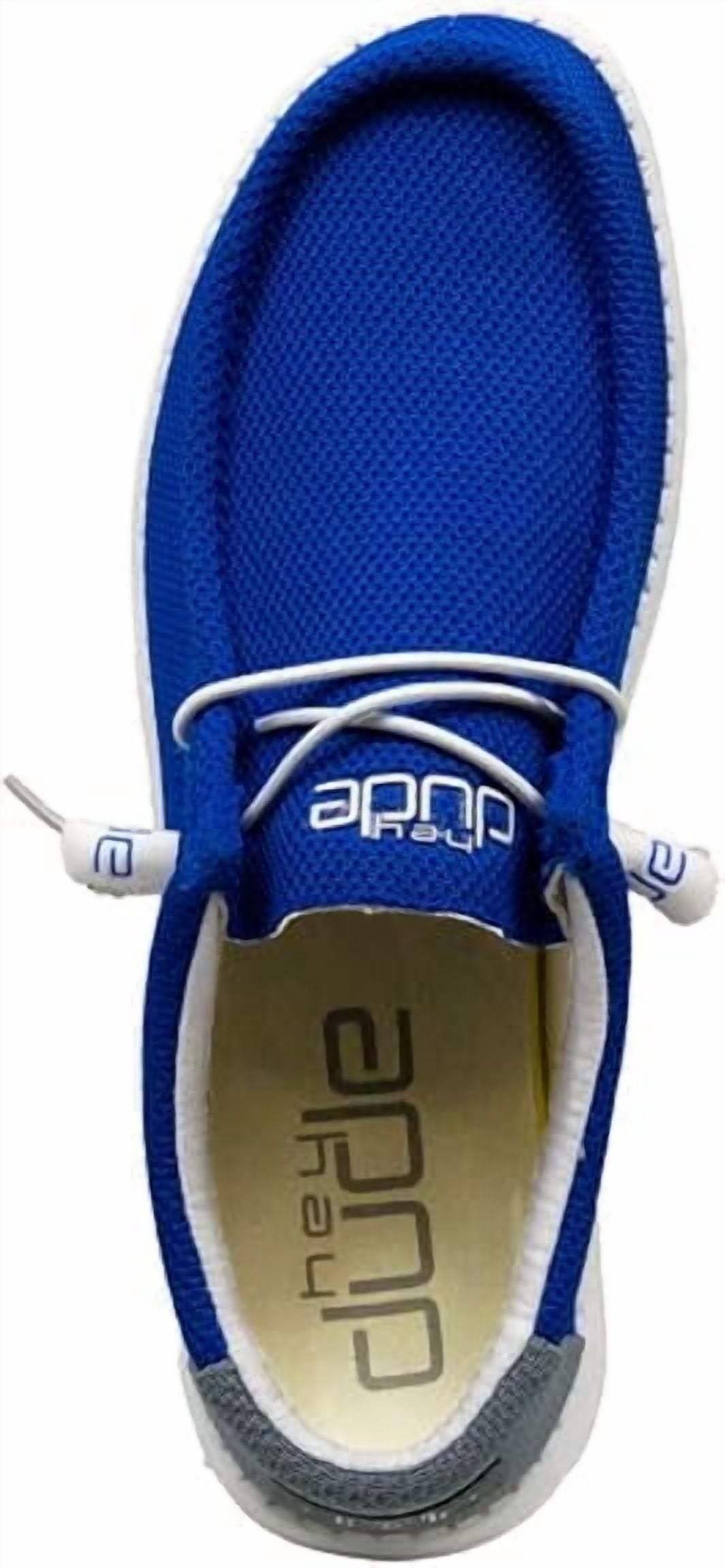 Hey Dude Wally Sox Go Blue Shoes