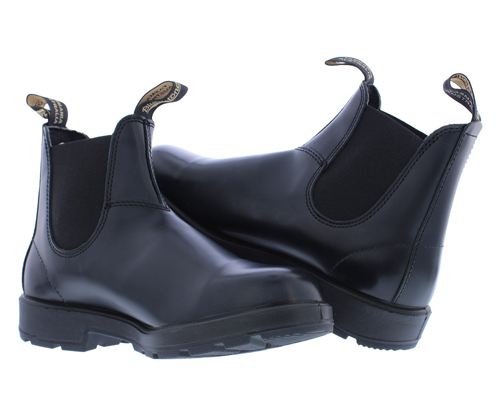 Blundstone Elastic Sided Unisex Shoes Size 8, Color: Black Brush