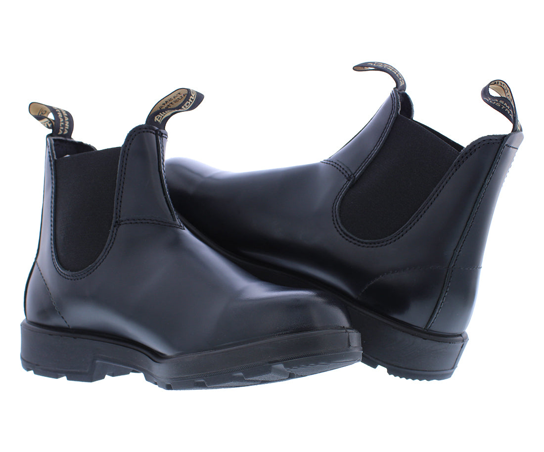 Blundstone Elastic Sided Unisex Shoes Size 8, Color: Black Brush