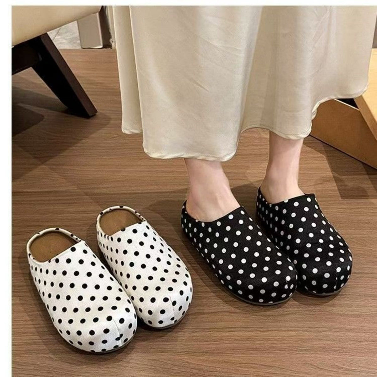 EaseDay Women's Slipper Shoes Comfortable Slip On Flats Casual Walking Shoes Lightweight Clogs for Women Summer Indoor Outdoor Use