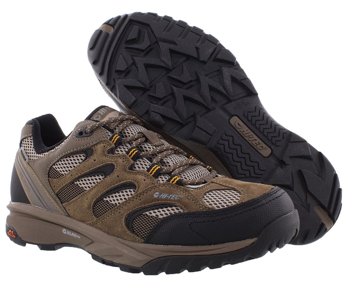 Hi-Tec Trail Blazer Low Wp Mens Shoe Size 9.5, Color: Black/Tan/Yellow