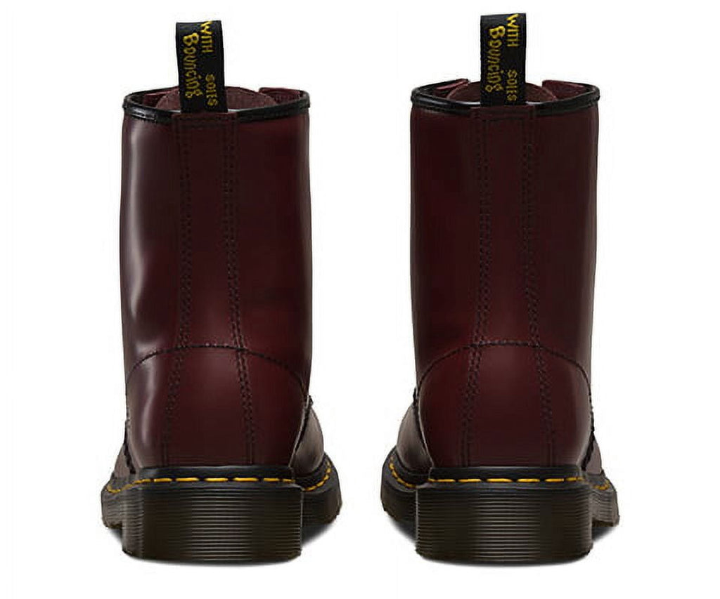 Dr. Martens Unisex 1460Z DMC 8 Lace Up Cherry Red Smooth Leather Boots Shoes Doc