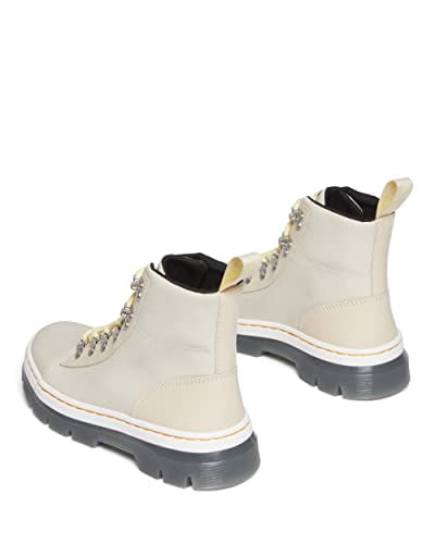 Dr. Martens Women's Combs W Fashion Boot, Vintage Taupe Poly Twill, 9