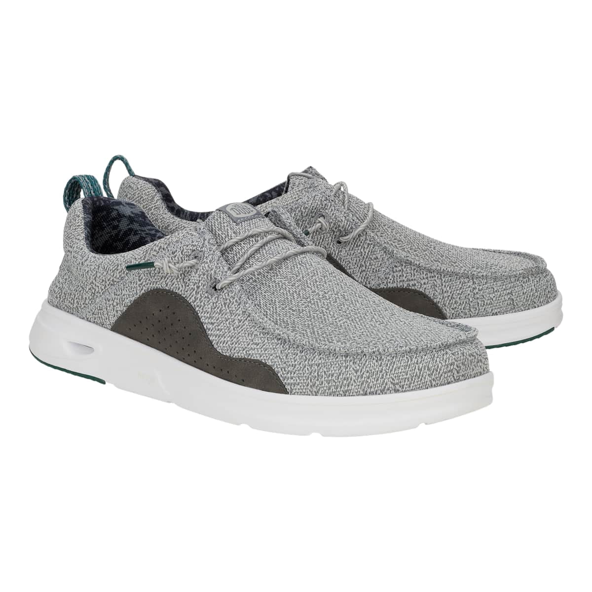 HEYDUDE Men HEYDUDE Mens Wally Hey2O Mesh, Monument Grey/Dawn Blue, 11, Monument Grey/Dawn Blue, 11