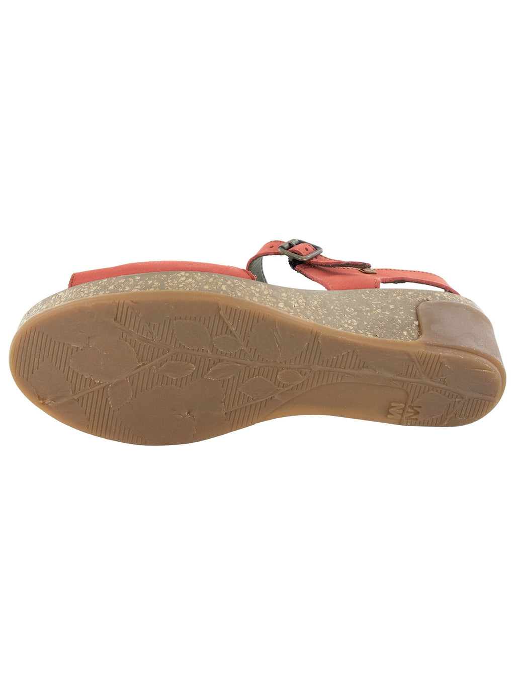 El Naturalista Womens Leaves 5000 Wedge Sandal Shoes, Coral, EU 39 / US 8.5