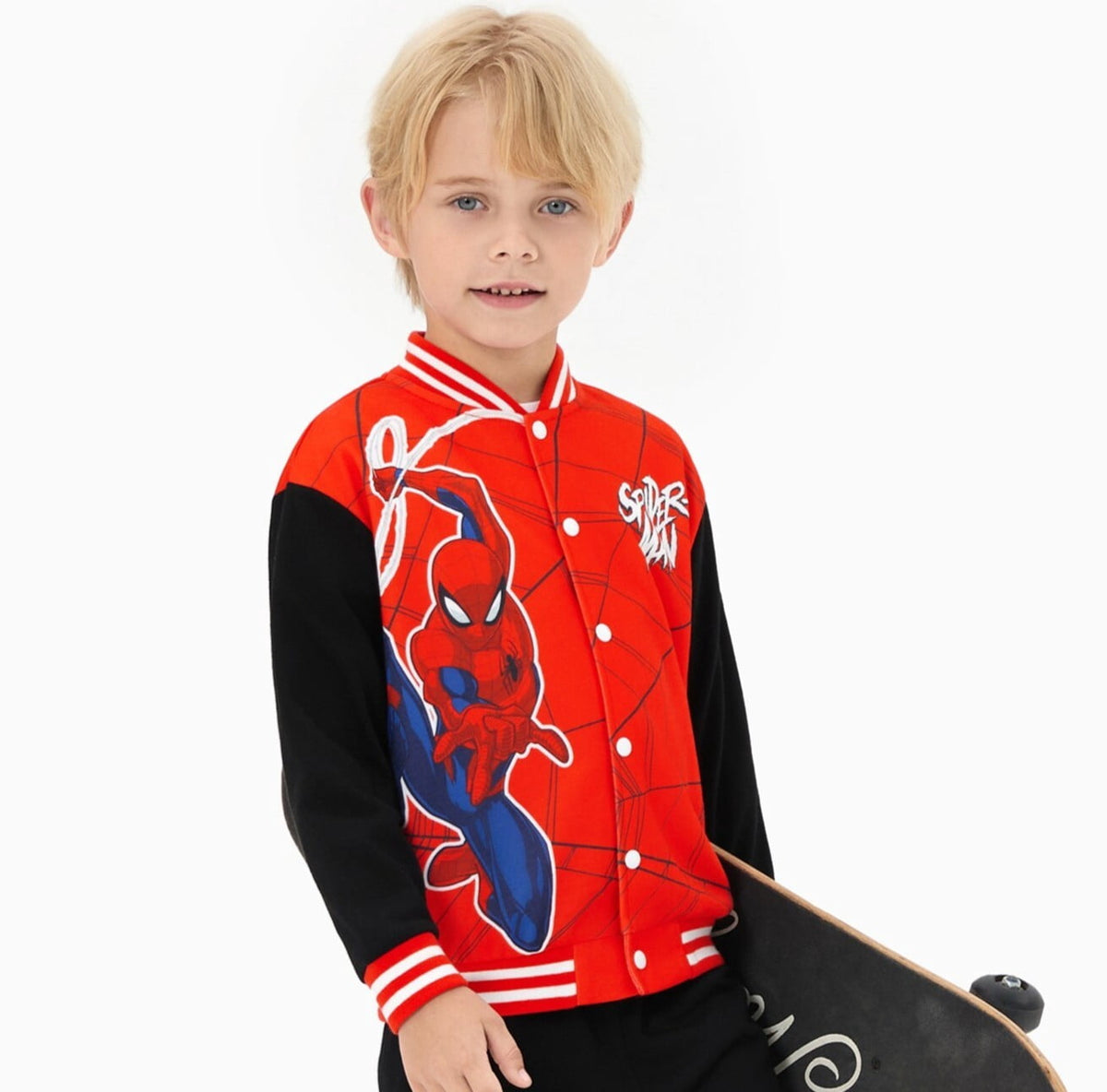 Disney Girls Bomber Jacket Minnie Mouse Colorblock Varsity Lightweight Sweatshirts Gift Fall Spring Sizes 3-10