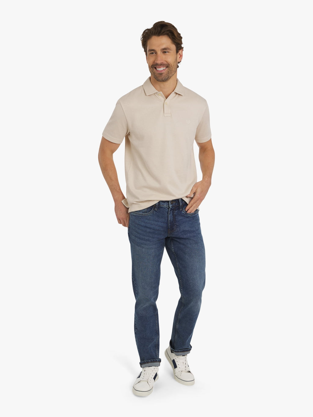 Chaps Men's & Big Men's Stretch Regular-Fit Denim Jeans, Sizes 30-42