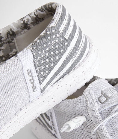 Hey Dude Wally Funk Break Anthem Patriotic Shoes