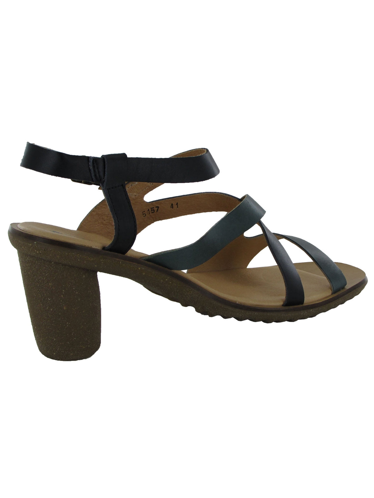 El Naturalista Womens Trivia 5157 Heeled Sandal Shoes, Black, EU 40 / US 9