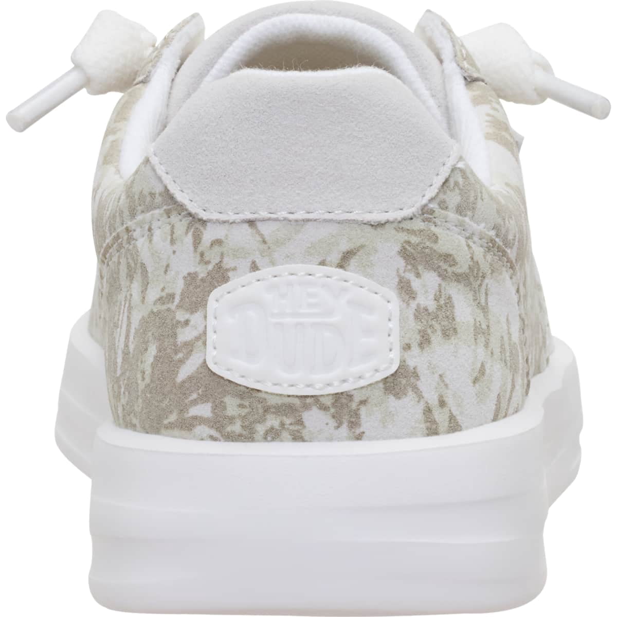 HEYDUDE Karina Duo Classic Camo, Snow White/Camo, 9