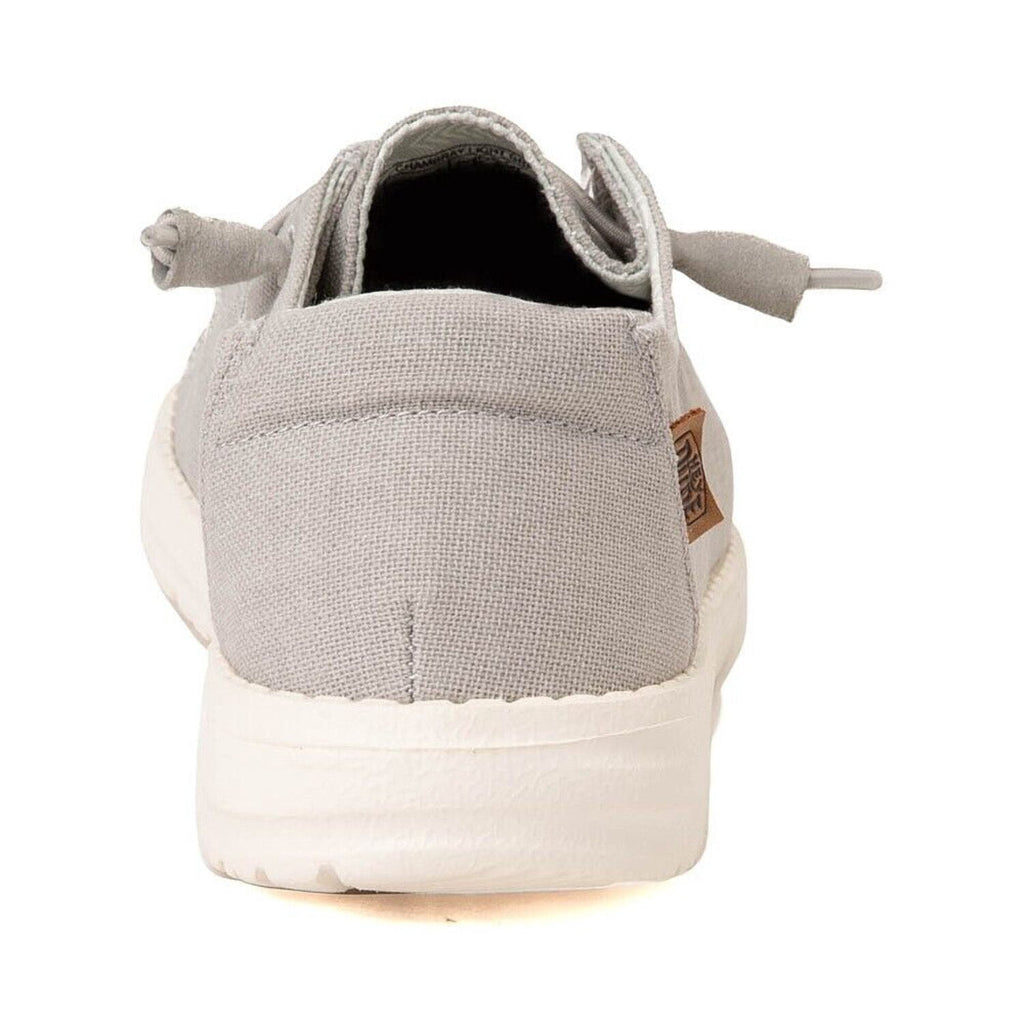 Hey Dude Wendy Women's US 6 Light Gray Canvas Slip-On Comfort Shoes TF4240