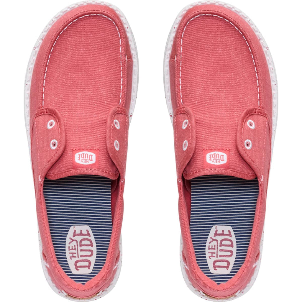 HEYDUDE Women Wendy Cru Gingham, Skyway Blue/Multi, 9
