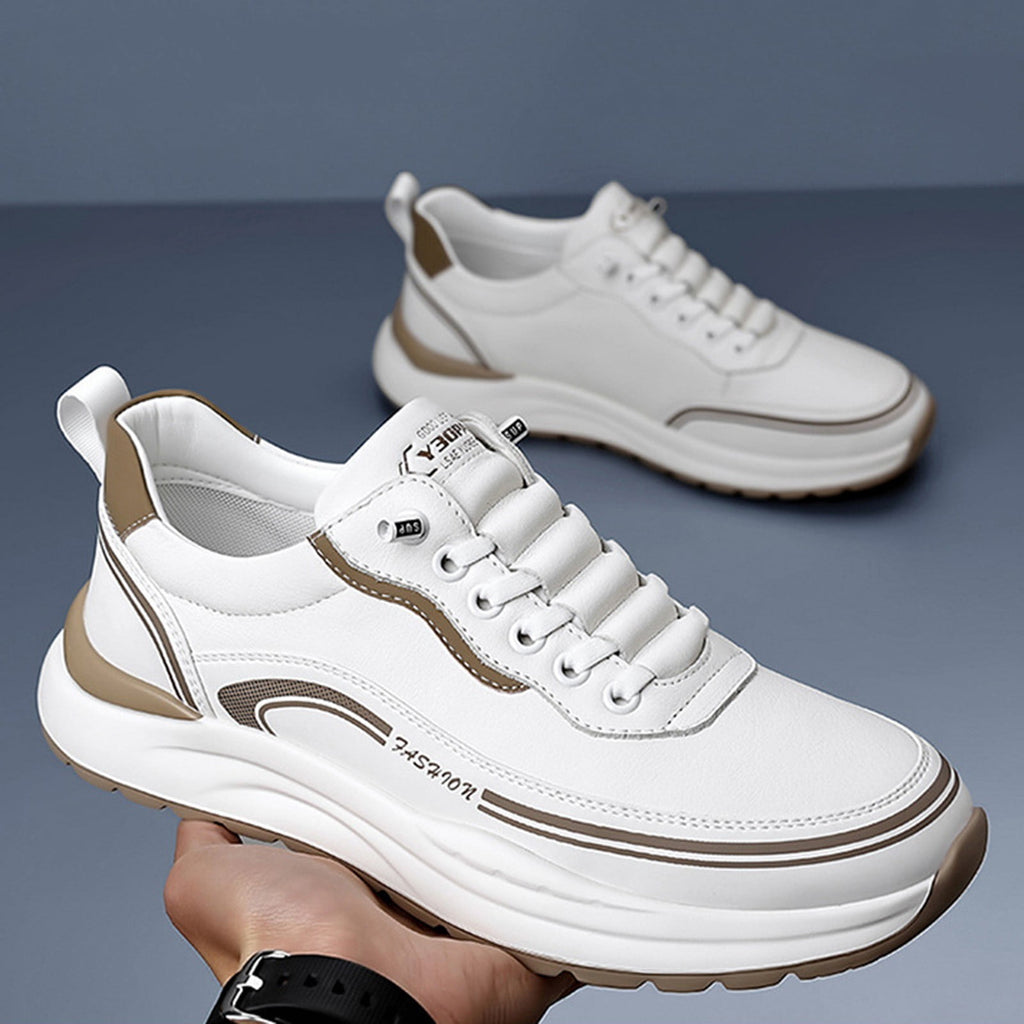 EaseDay Men's Walking Shoes Casual Sneakers Lightweight Breathable Lace Up Shoes for Men Comfortable Everyday Running Travel Beach and Outdoor Wear