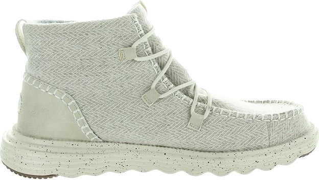 Hey Dude Women's Reyes Slip On Boots Ivory 10 Medium