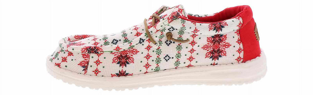 Heydude Wally Youth Ugly Sweater Kids' Casual Shoe | 40990-13R White