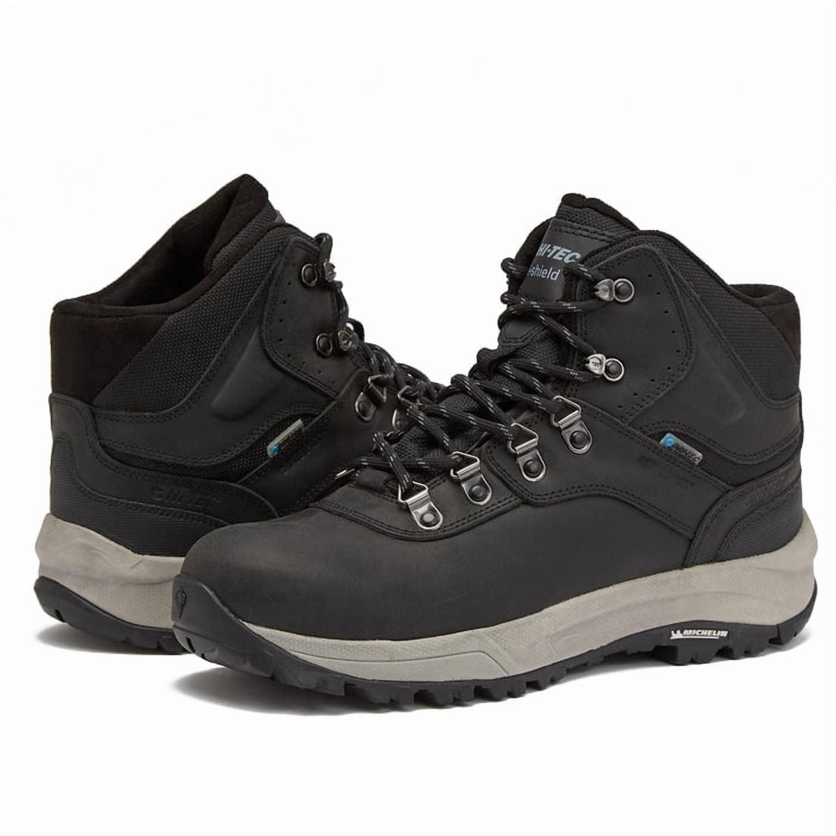 HI-TEC Men's Altitude VI I Waterproof Hiking Boot Black - CH80054M-B