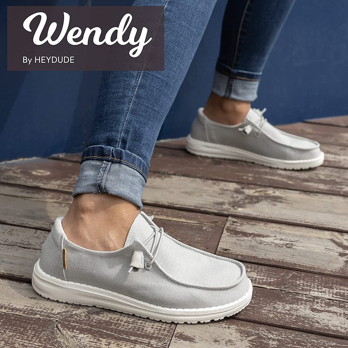 Hey Dude Wendy Women's Lightweight Slip On Loafer Shoes