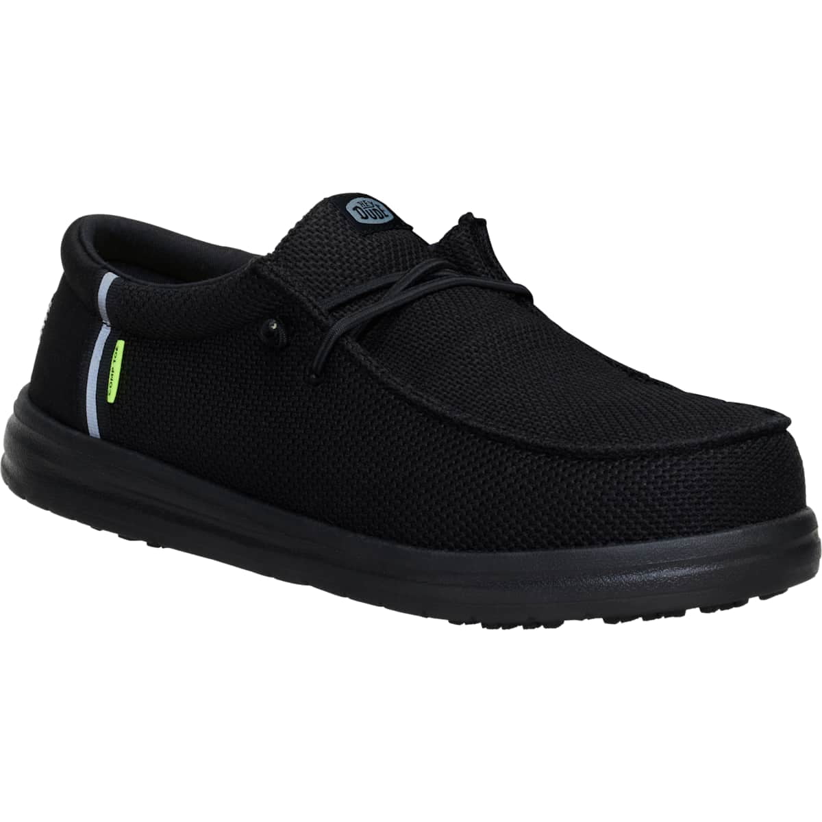HEYDUDE Men Wally Work Comp Toe Wide, Black, 10