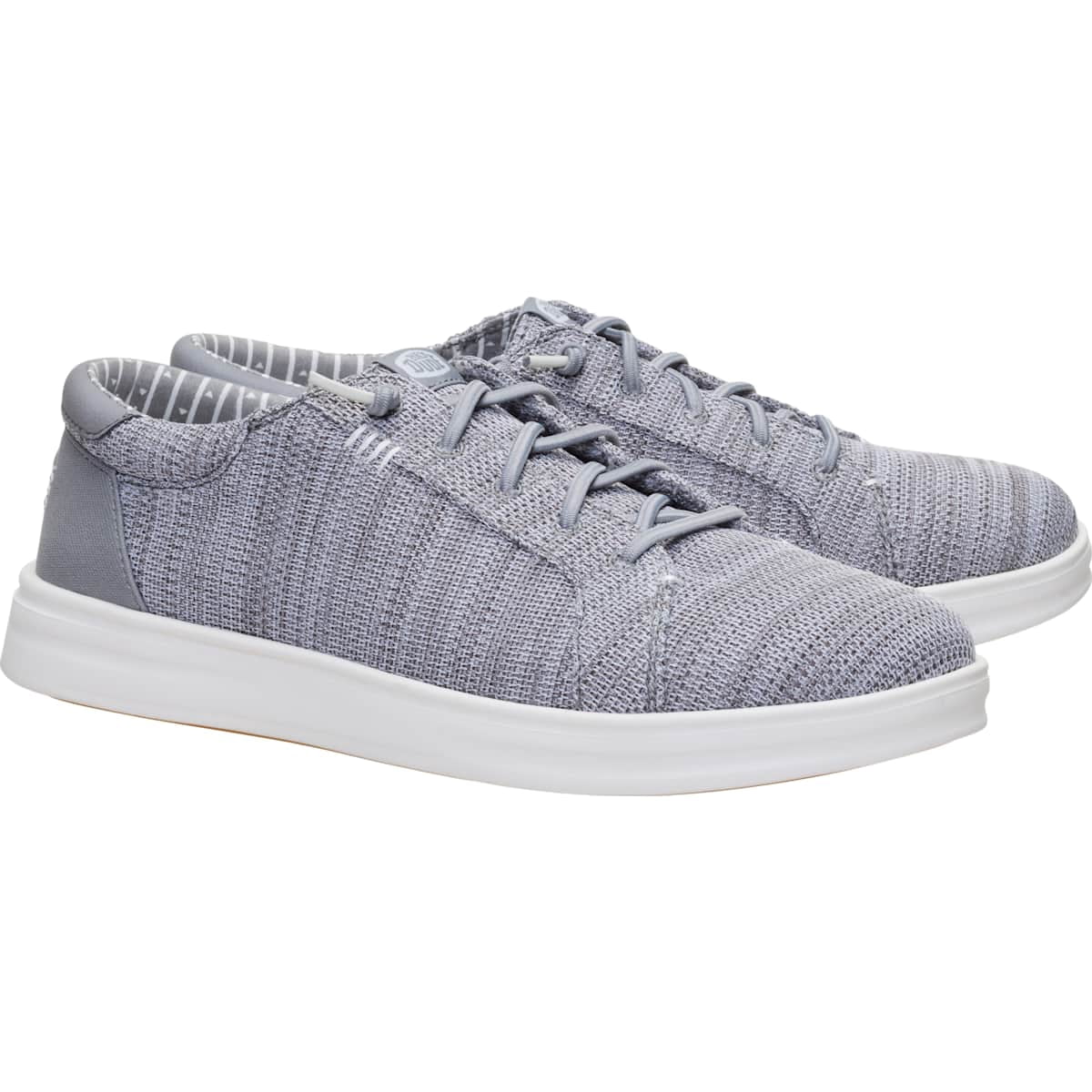 HEYDUDE Men Paul Pro Stretch Sox, Monument Grey, 10