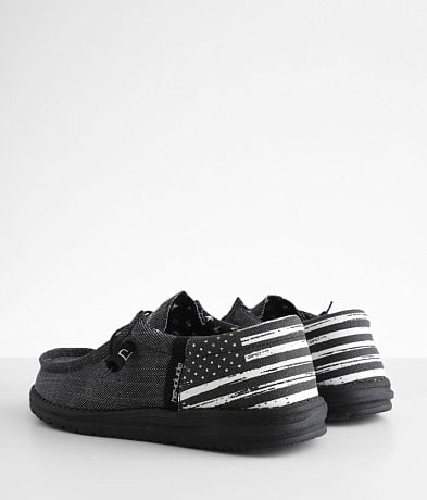 Hey Dude Wally Funk Break Patriotic Youth Shoes
