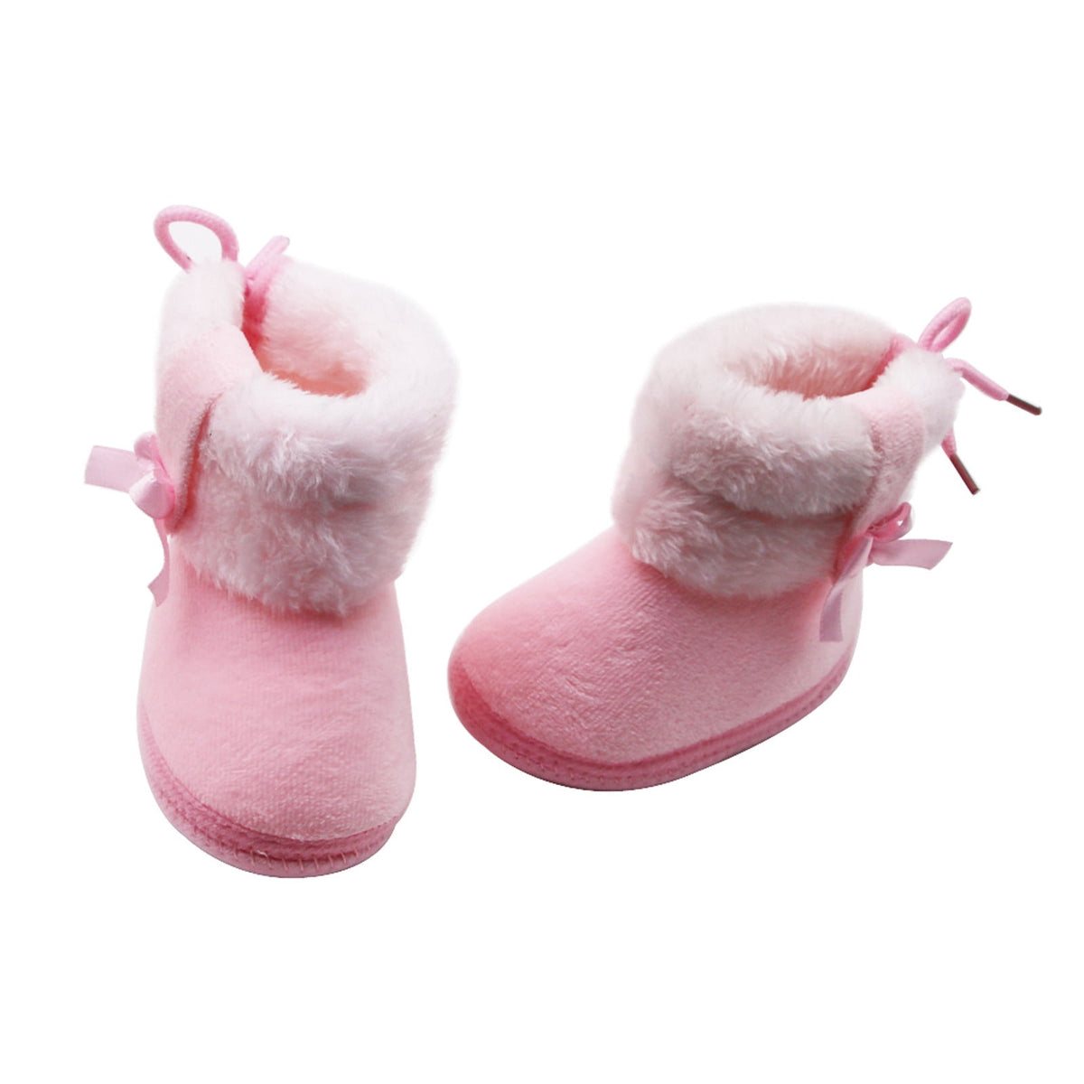 Infant Unisex Warm Boots Baby Winter Ankle Non-Slip Rubber Texture Sole Toddler Winter Snow Crib Shoes