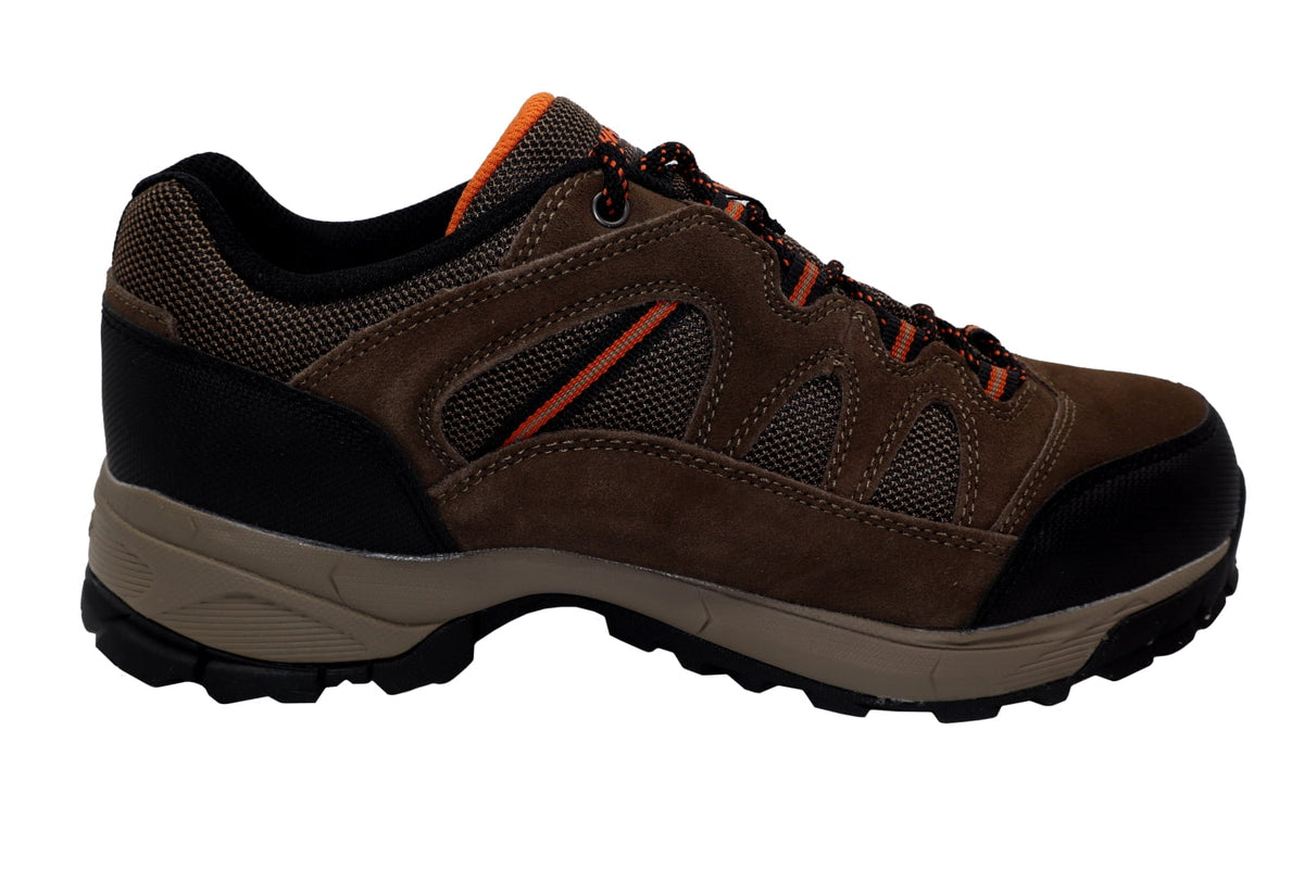 Hi-Tec Men's Ridge Low Wp Brown Ankle-High Leather Hiking Shoe - 9M