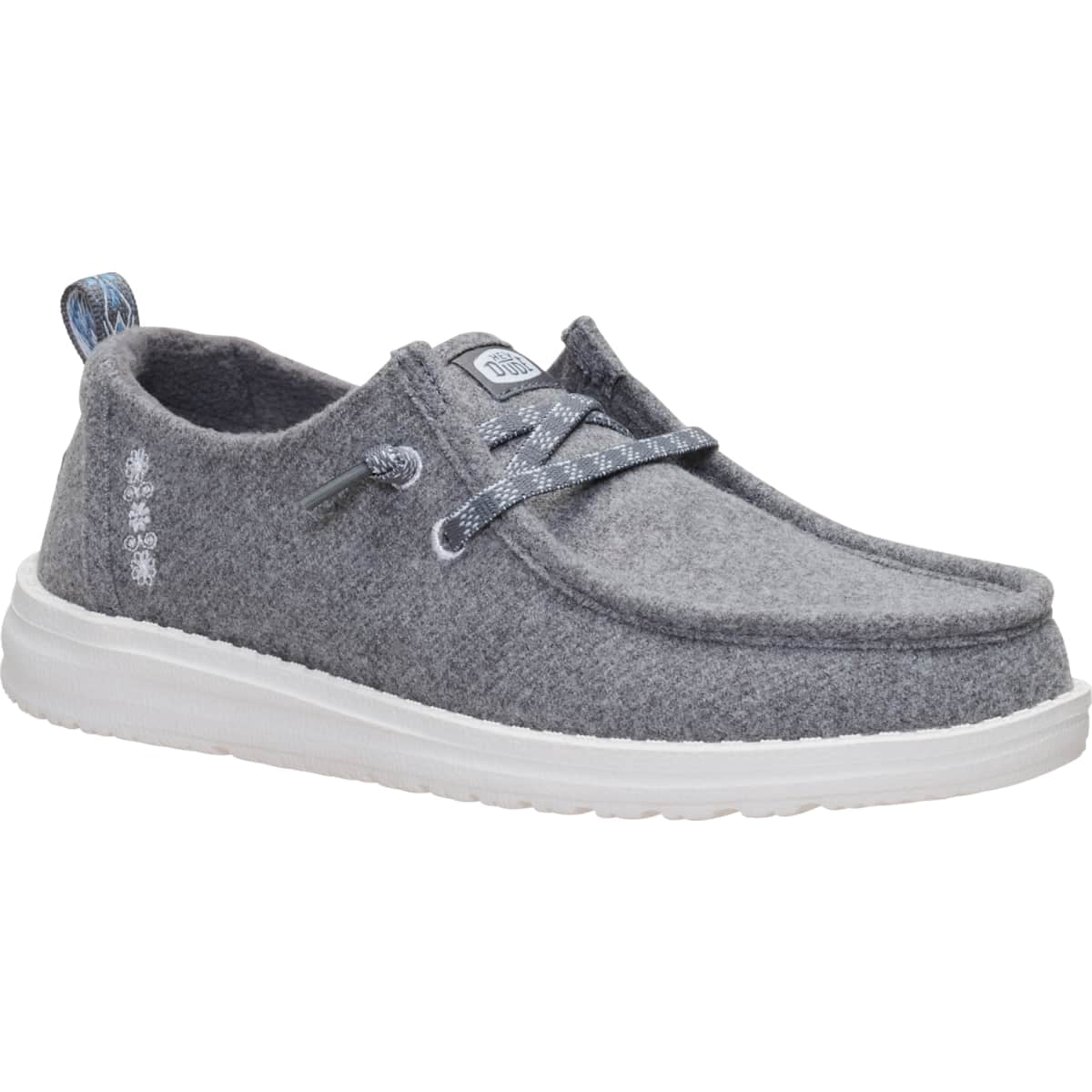 HEYDUDE Wendy Cozy Wool, Dark Charcoal/Black, 10