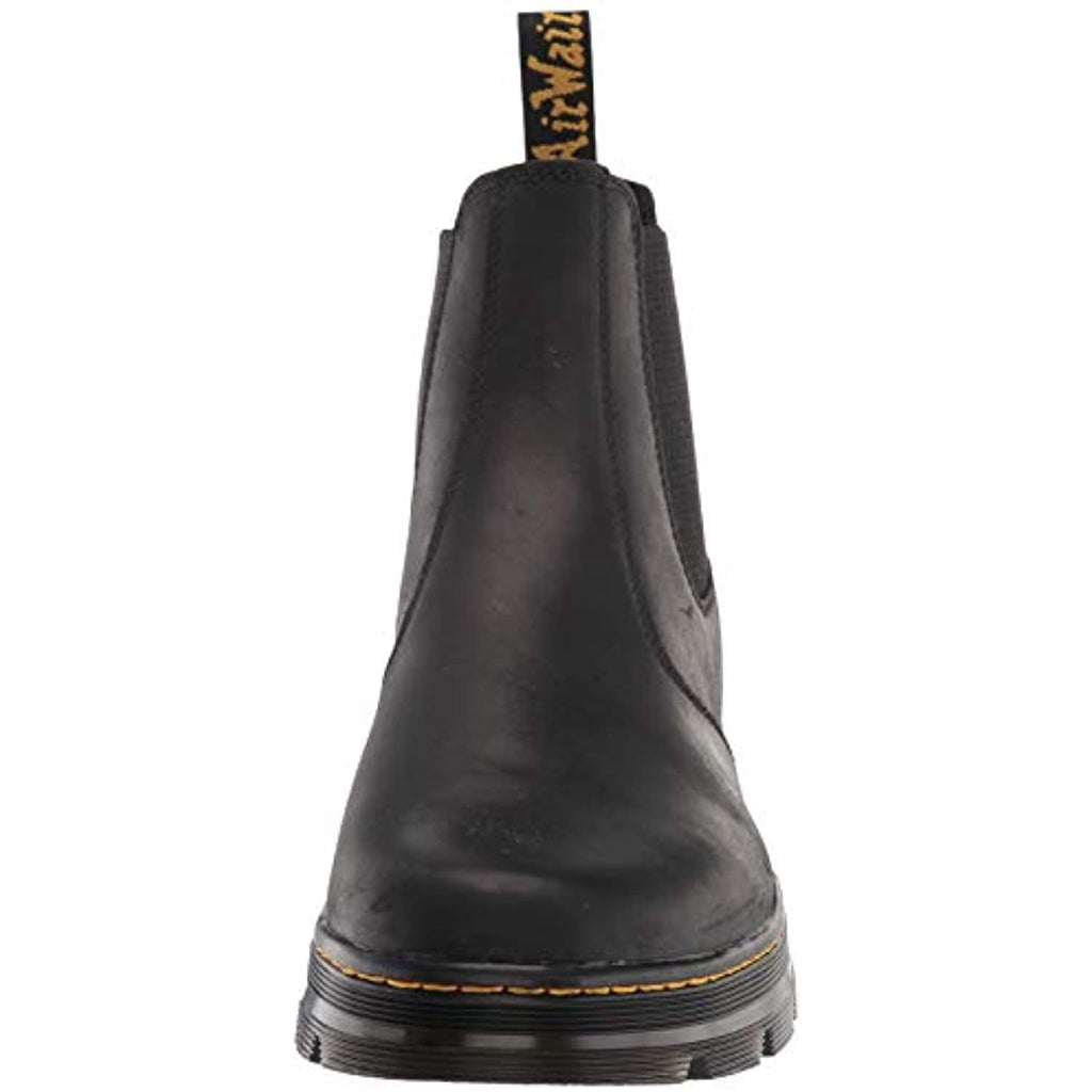 Dr. Martens Unisex Embury Chelsea Boot, Black Wyoming, 7 Women/6 Men