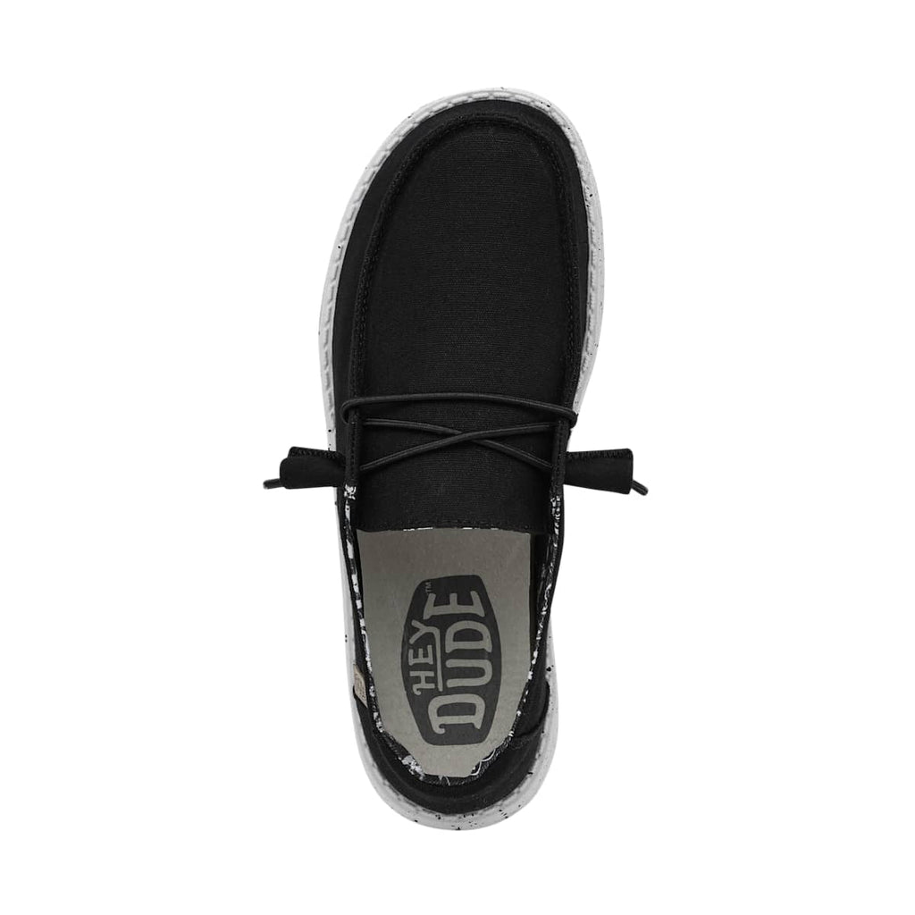 HEYDUDE Women Wendy Basic, Black Odyssey, 8
