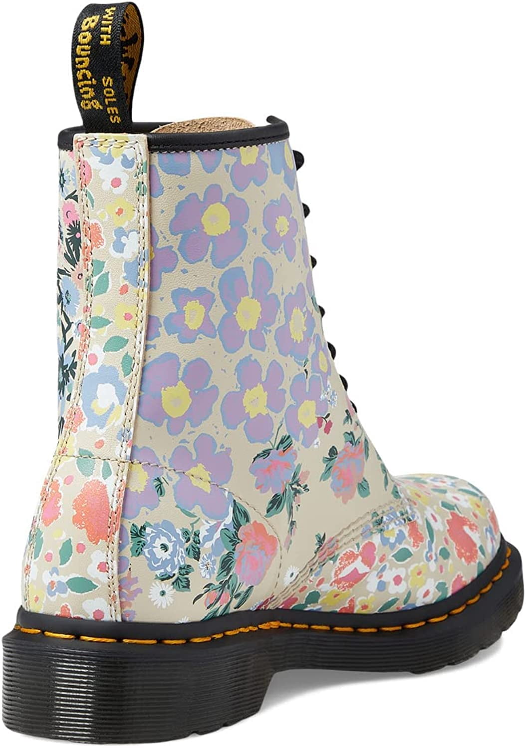 DR. MARTENS 1460 Floral Mash Up Backhand Boots