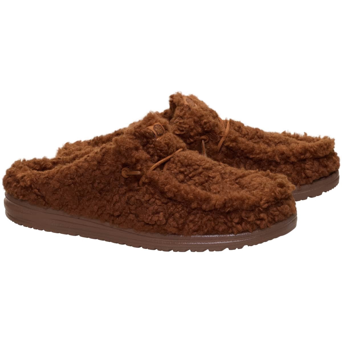 HEYDUDE Wally Slipper, Cozy Timber Wolf, 12
