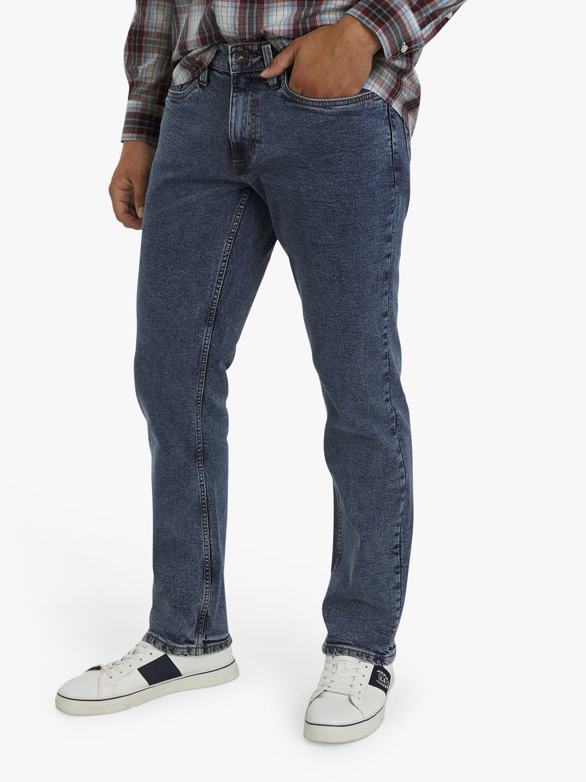 Chaps Men's & Big Men's Stretch Regular-Fit Denim Jeans, Sizes 30-42