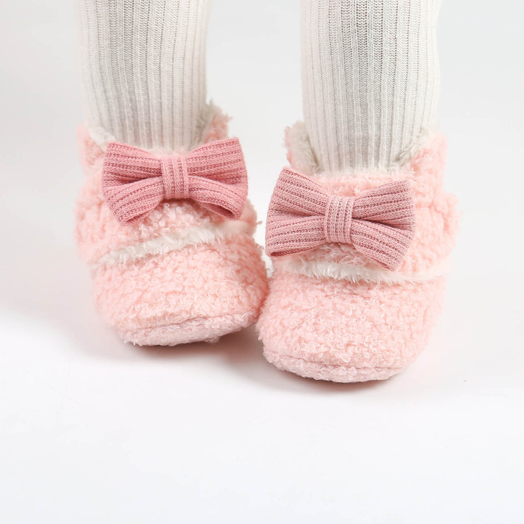 Boots Gift for Girls Newborn Infant Baby Girls Boys Warm Fleece Winter Booties First Walkers Slippers Shoes Save Big
