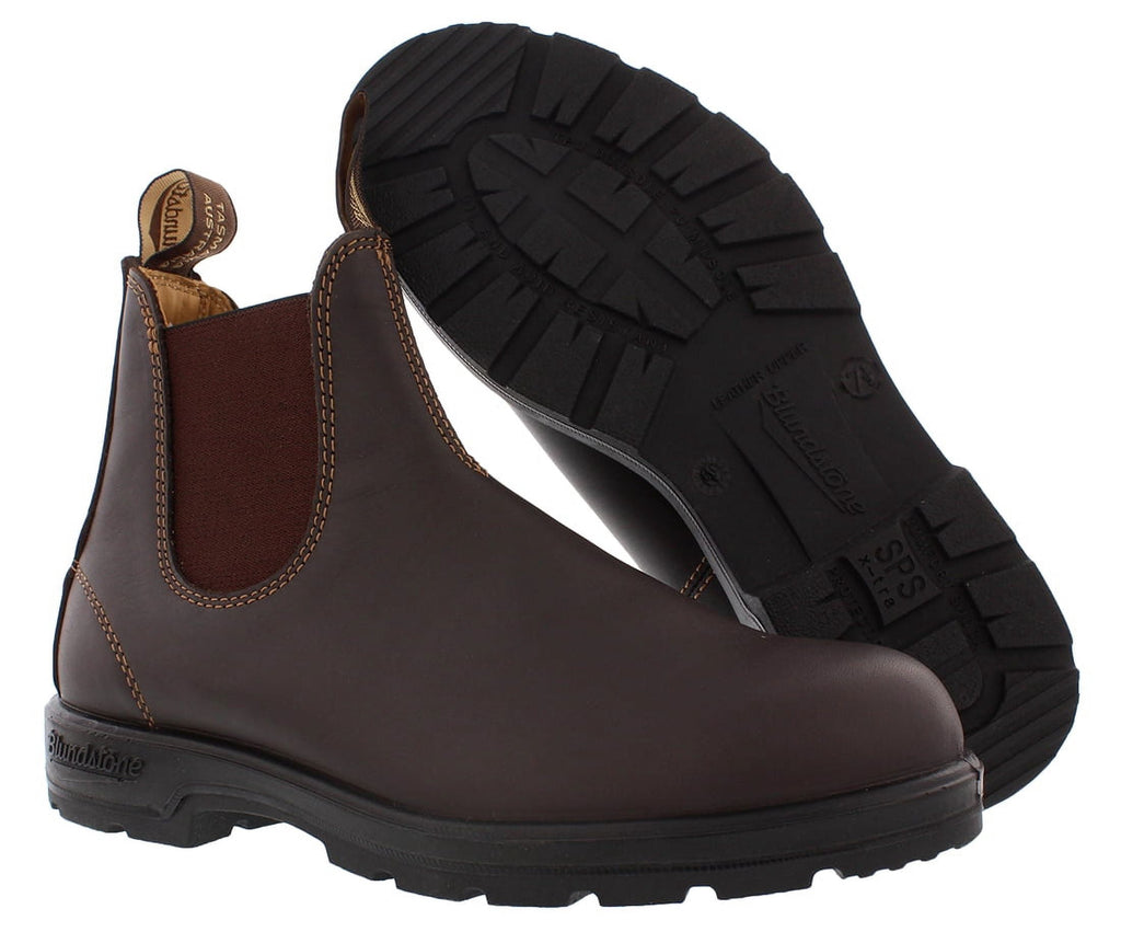 BLUNDSTONE Classics 550 Chelsea Unisex/Adult shoe size Men 4.5/Women 6.5 Casual 550 Walnut Brown