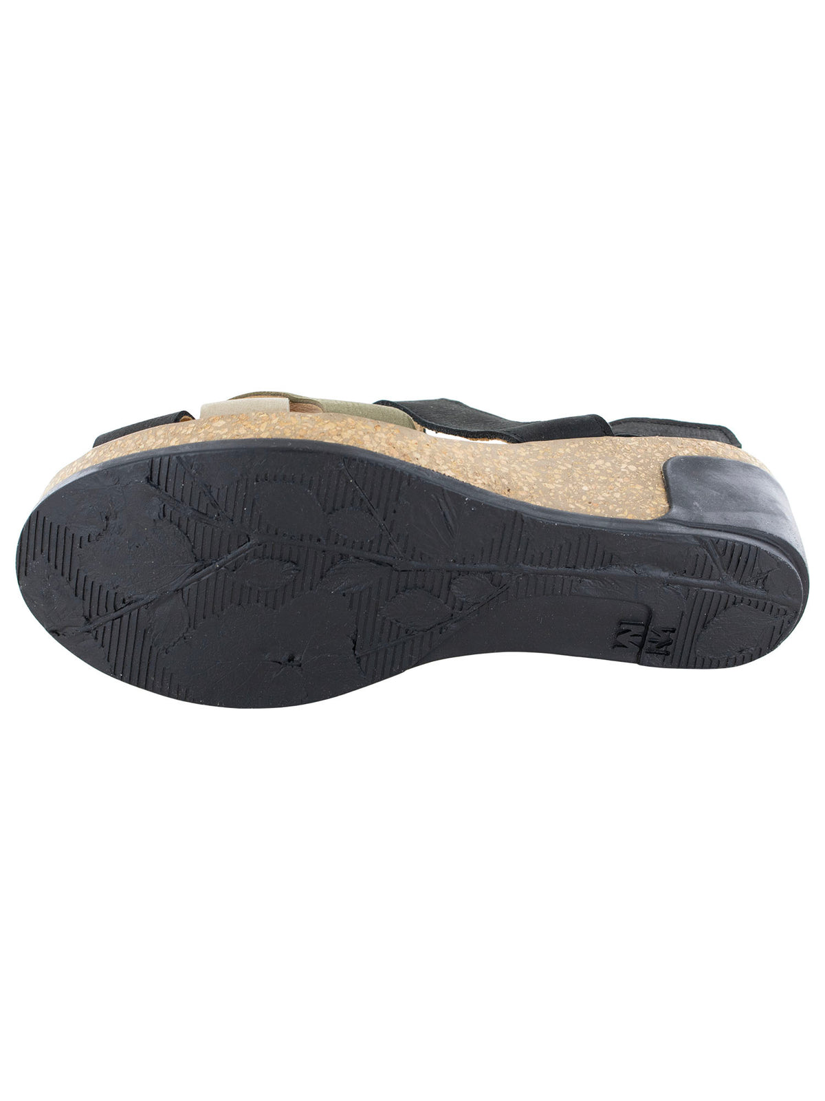 El Naturalista Womens Leaves 5008 Wedge Sandal Shoes, Kaki Mixed, EU 40 / US 9