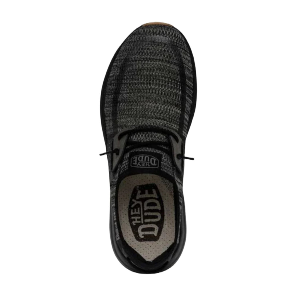 Mens Hey Dude Sirocco Black Night Tennis Shoe