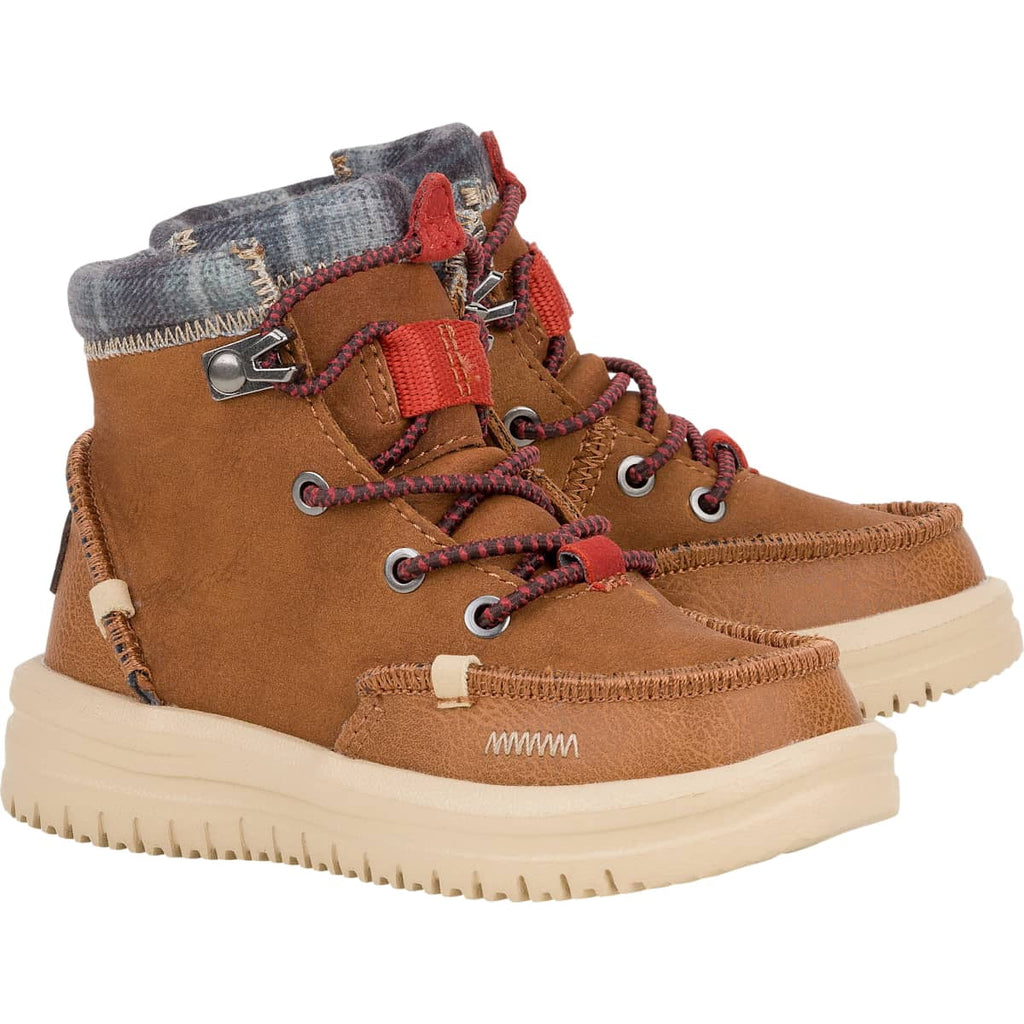 HEYDUDE Bradley Toddler Classic, Cognac, 10