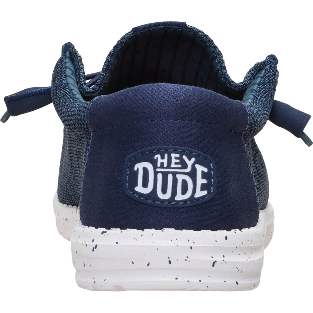 HEYDUDE Men Wally Stretch Sox Wide, Gray, 10