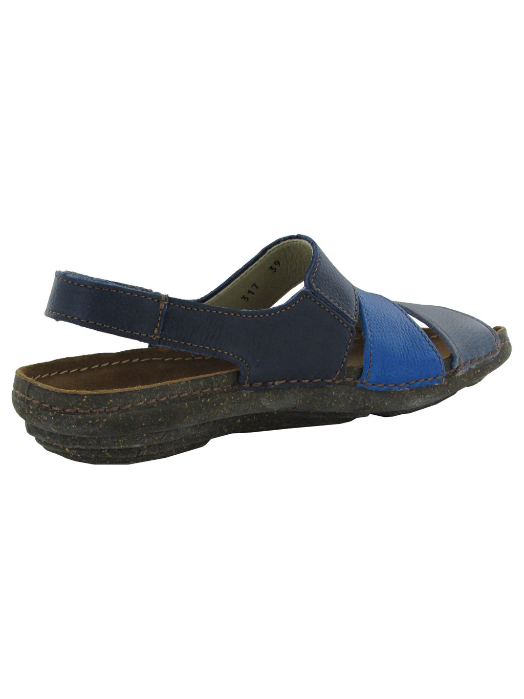 El Naturalista Womens Torcal N317 Sandal Shoes, Wood Mixed, EU 39 / US 8.5