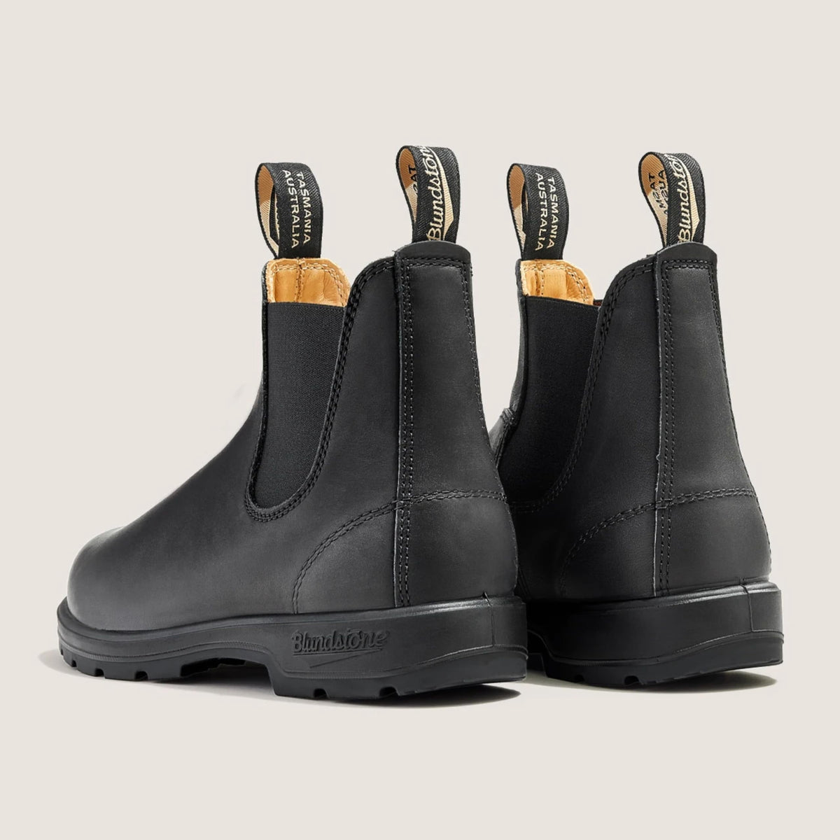 Blundstone 587 Unisex Classic Series Chelsea Boot for Men and Women with Shock Absorption and Premium Water Resistant Leather, Rustic Black, 6 US Men / 8 US Women / 5 AU - AUTHORIZED DEALER