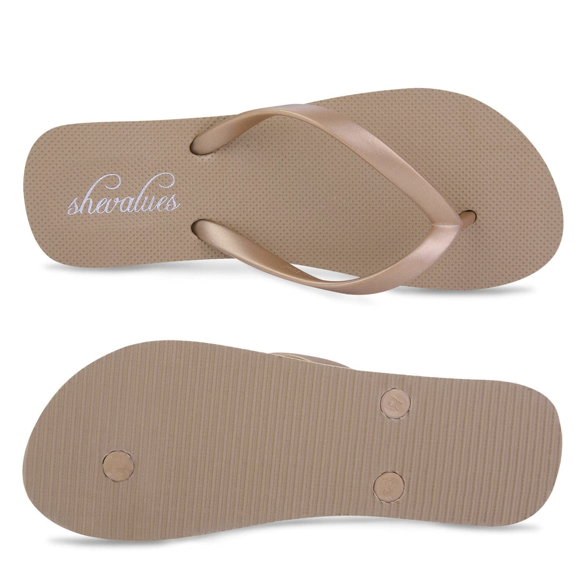Comwarm Women's Flip Flops Summer Beach Sandals Soft Foam Women's Sandals, Black
