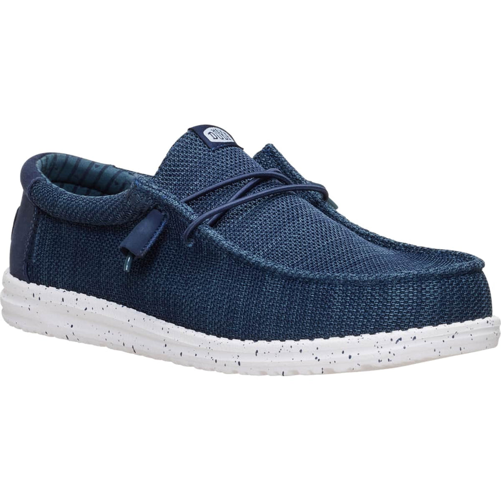 HEYDUDE Men Wally Stretch Sox Wide, Gray, 12