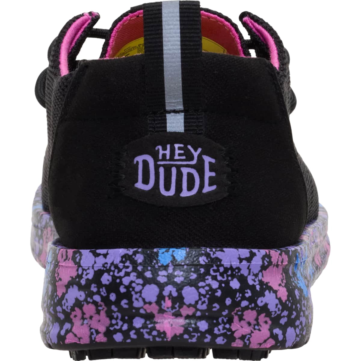 HEYDUDE Women Wendy Work CE Slip Resistant, Black, 8