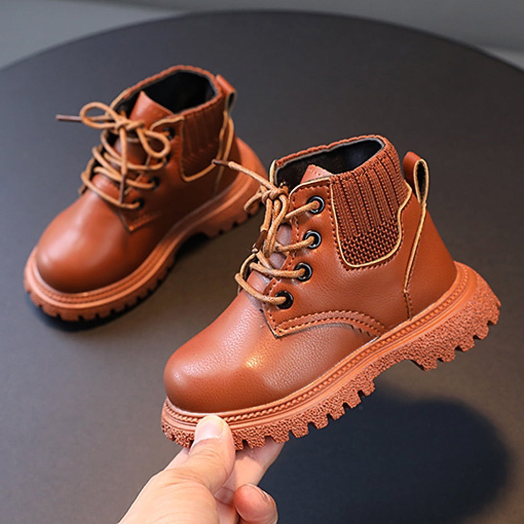 Boots Gift for Boys Girls Ankle Boots Lace Up Work Boot Booties for Little/Big Kids Save Big