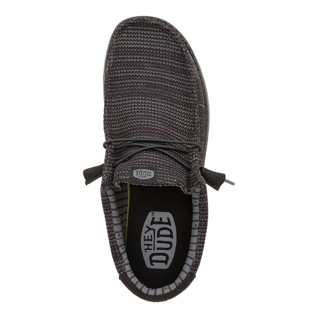 HEYDUDE Men Wally Stretch Sox Wide, Gray, 12