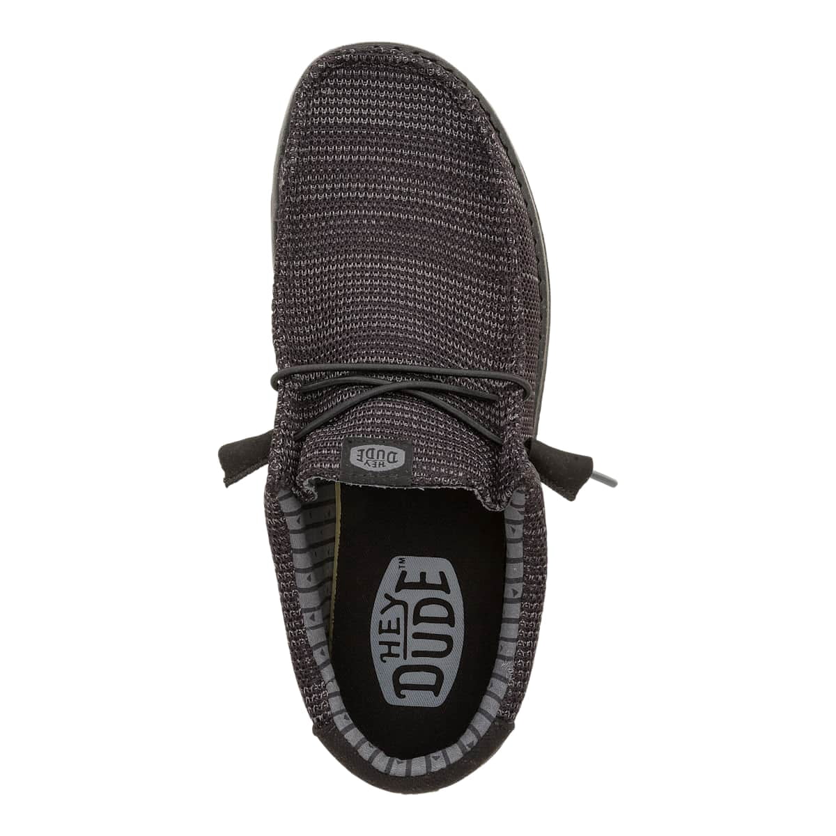 HEYDUDE Men Wally Stretch Sox Wide, Gray, 10